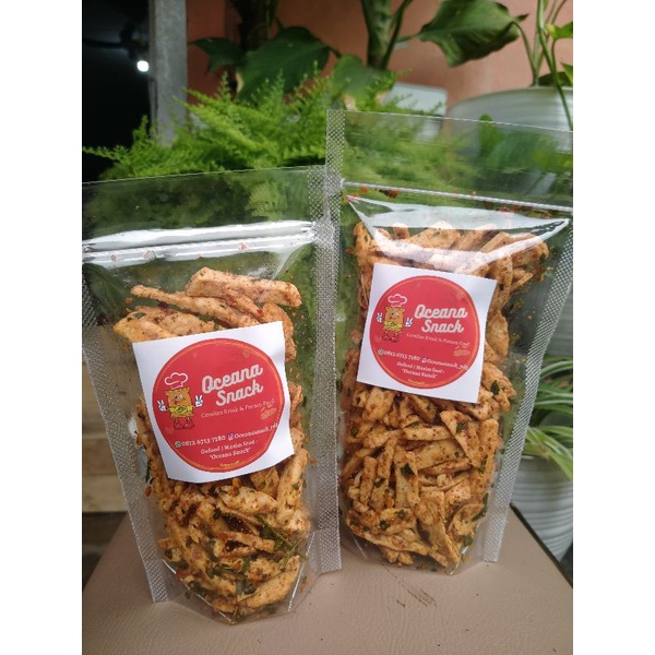 

Basreng/Bakso Goreng pedas daun jeruk 60gr