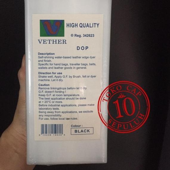 Cat pinggir kulit spon imitasi Vether Dop/Doff - Orange