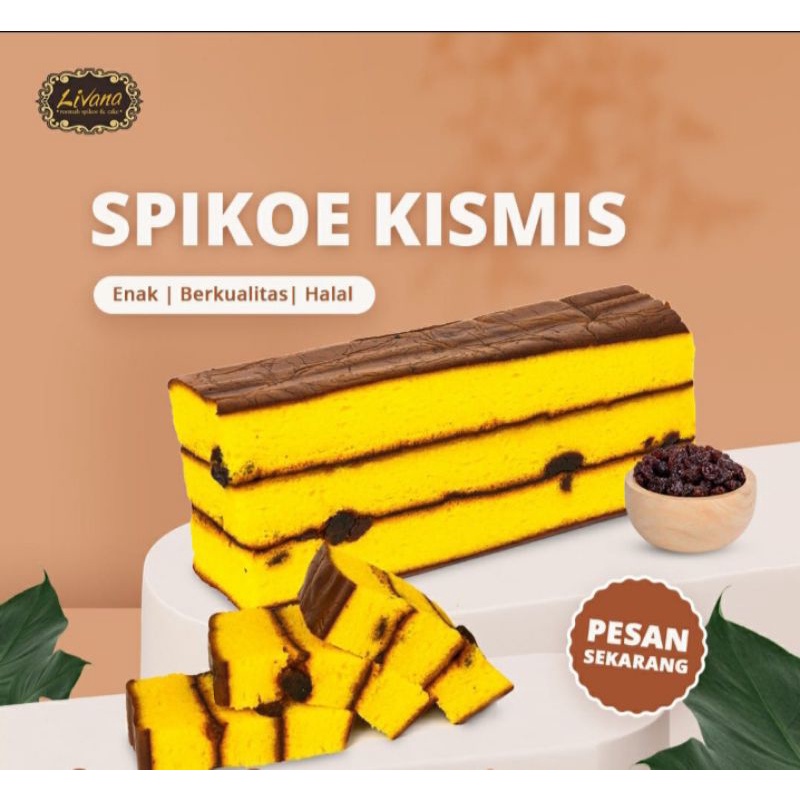 

Spikoe/Spiku/Kismis/Lapis Surabaya Dengan Resep Kuno/Moist & Termurah