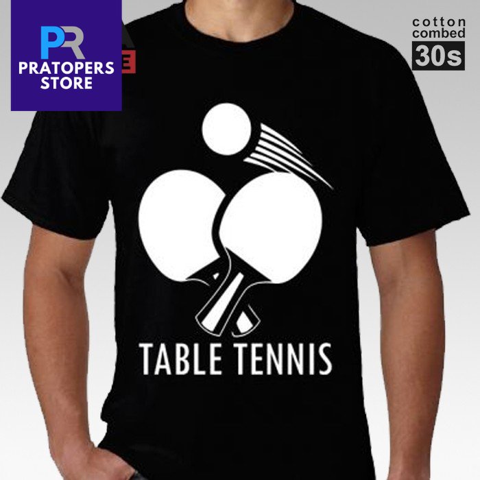 Kaos Tshirt Baju Combed 30S Distro / PingPong 01 / kaos pria wanita