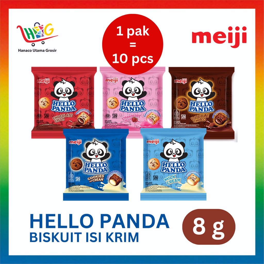 Hello Panda Renceng / renteng 8 gram (1 PAK =10 PCS)