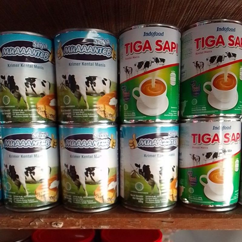 

°°°✓ Susu Mantab 505 Gr & Susu Tiga Sapi 490 Gr ***