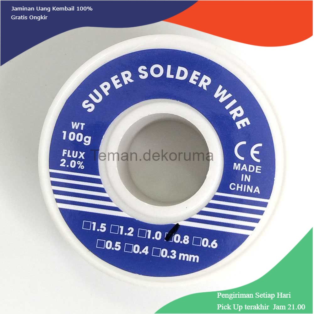 TD-PR2 JICLASS Kawat Timah Solder 0.8mm 100gr - SWH010