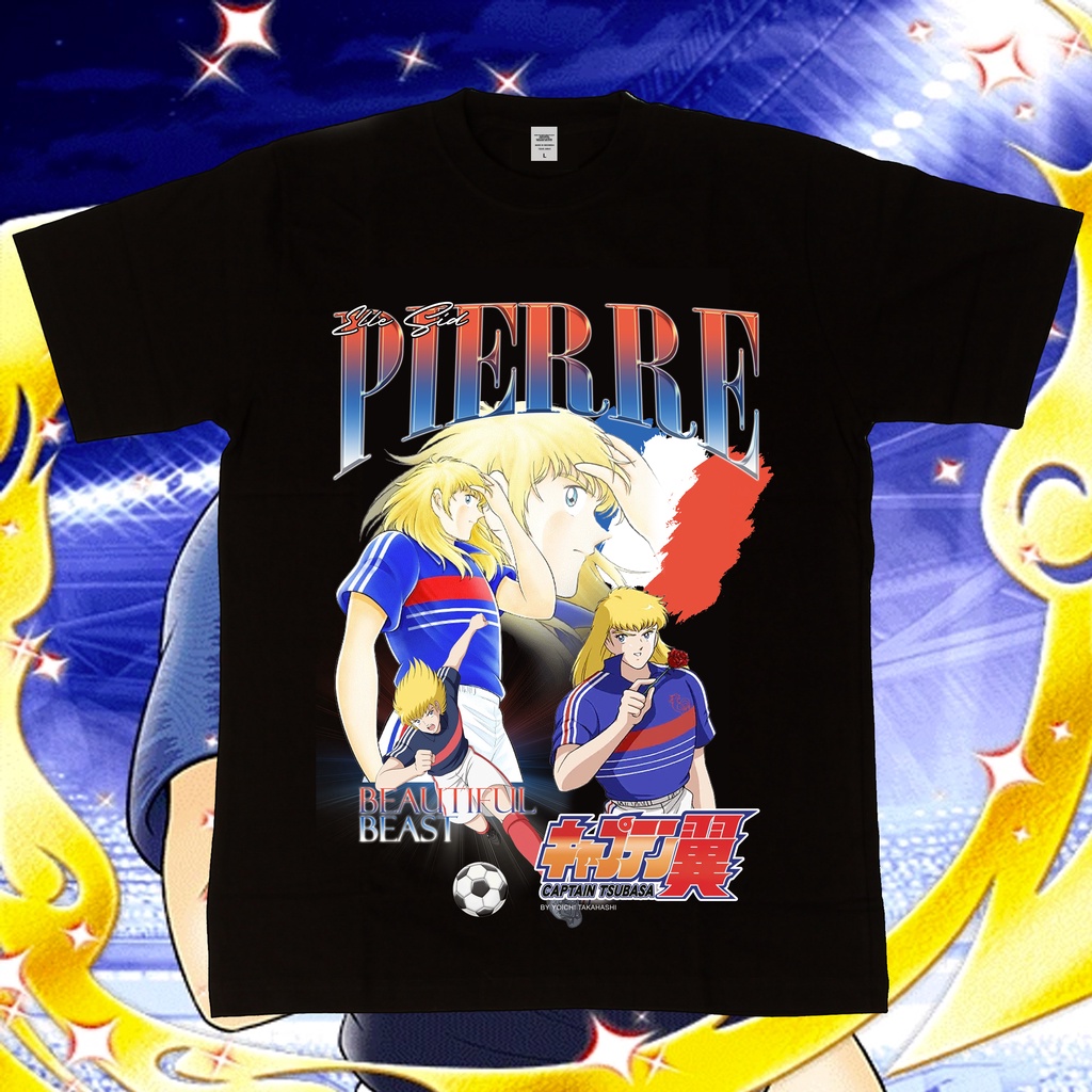 Animood - Tshirt Elle Sid Pierre France Captain Tsubasa World Cup Homage Series
