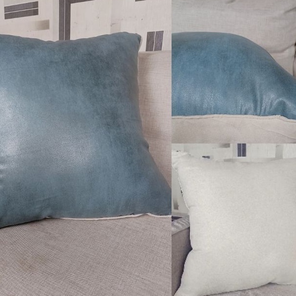 Bantal Sofa 45 x 45 suede semicoat( sarung &amp; Isi bantal)