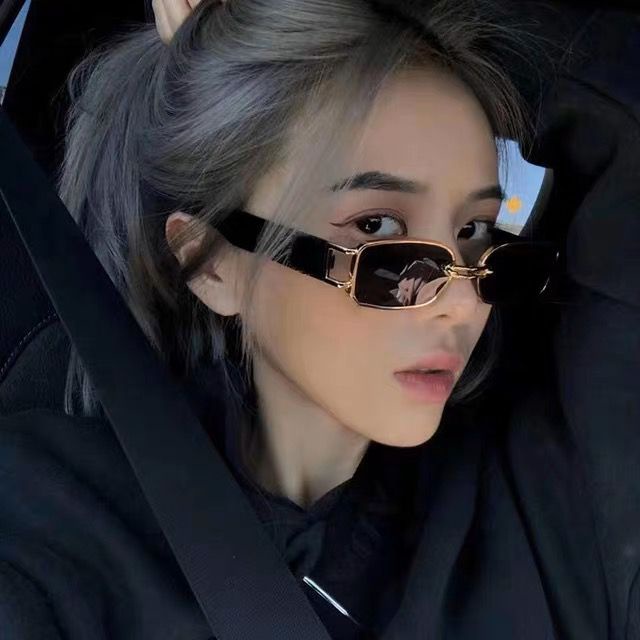 BAJ Kacamata Hitam Korean Ulzzang Anti Radiasi uv400 Gaya Wanita Rectangle Shades Retro KACA MATA Sunglasses Kacamata Wanita Model Korea Ulzzang Retro KC044