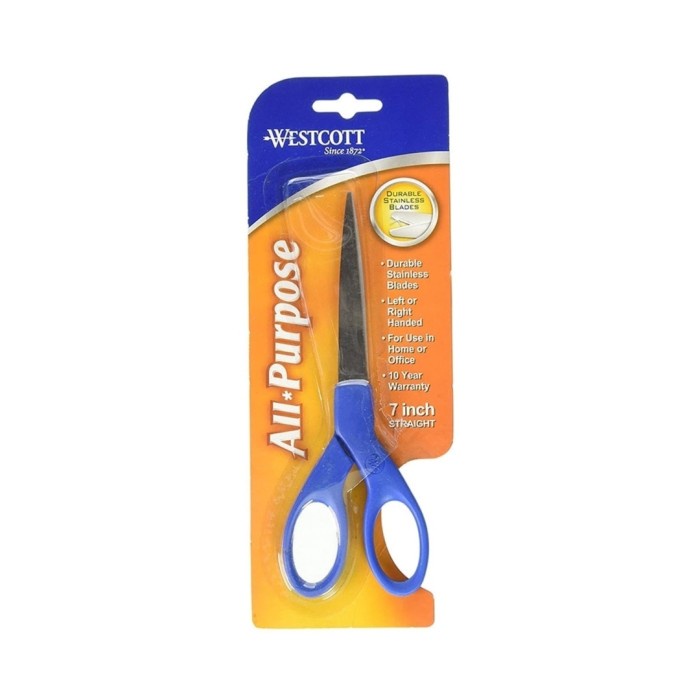 

Gunting Kertas Dan Karton Westcott Scissor All Purpose Panjang 17.7cm