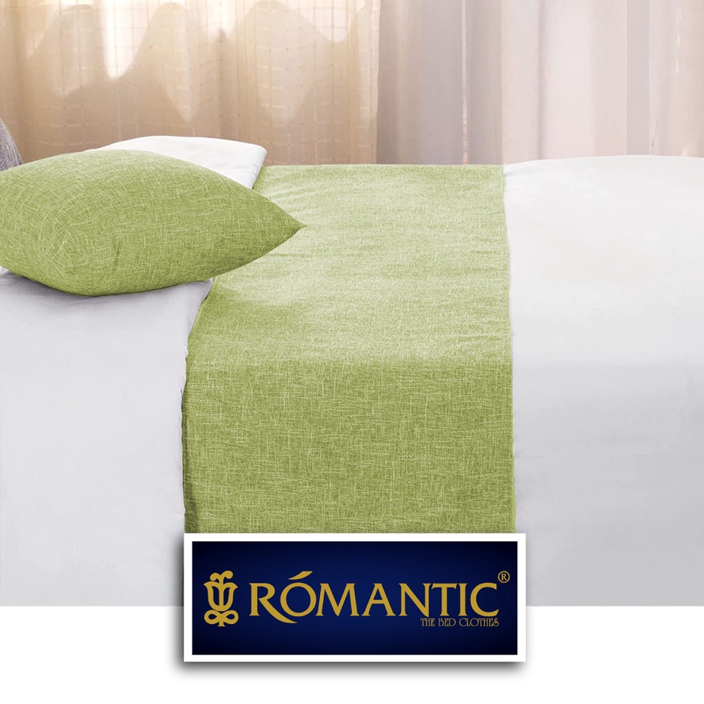 Bed Runner / Selendang kasur Lime by ROMANTIC standard Hotel minimalis