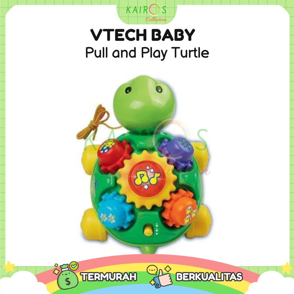 VTech Baby Pull and Play Turtle
