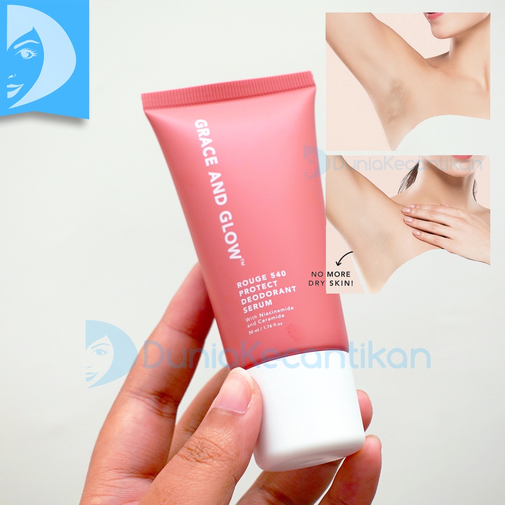 Grace and Glow Deodorant Roll On Serum Protect Deo Penghilang Bau Badan Grace &amp; Glow Deo BPOM Pemutih Ketiak