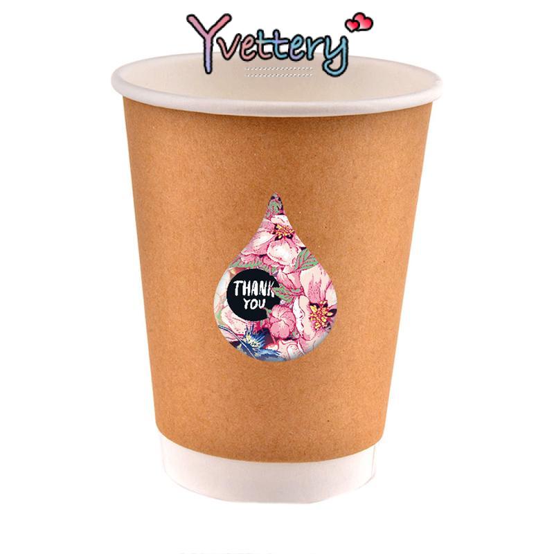 

❤️COD 1 roll (500 pcs) Stiker Label Tulisan Thank You For Your Order Stiker Packing Stiker Craft-Yy