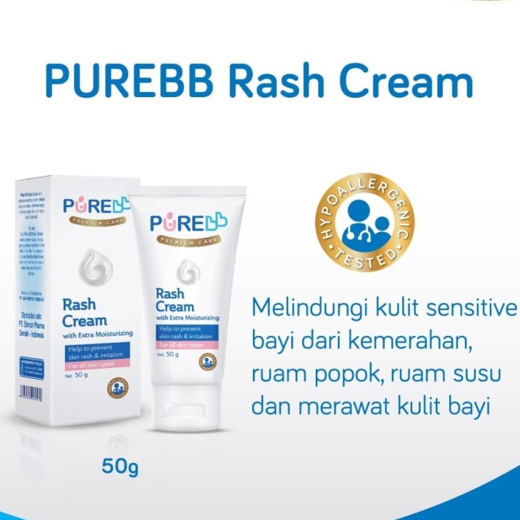 Jual Pure Baby Rash Cream 50gr Shopee Indonesia