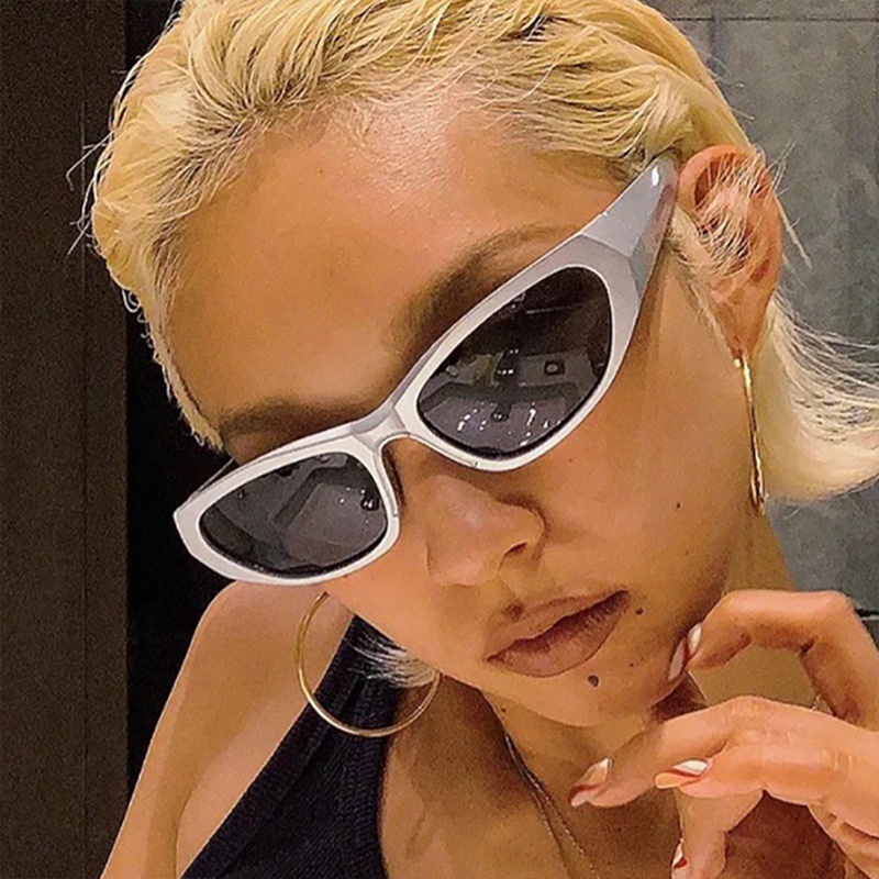 Fancyqube Kacamata Hitam Matahari Tepi Tebal Gaya Punk Hip-Hop Untuk Pria Dan Wanita