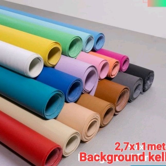 BAYAR DITEMPAT !! BACKGROUND FOTO PAPER 2,7×11METER /BACKGROUND FOTO KERTAS KELLY PAPPER STUDIO FOTO VIDEO