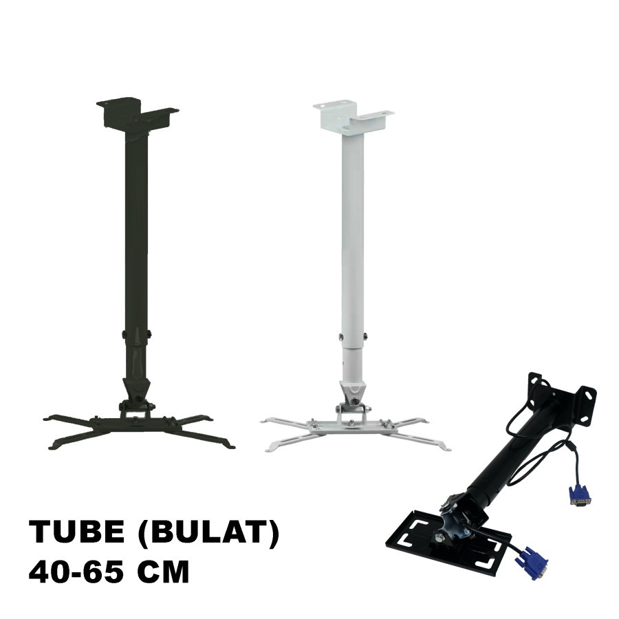 Inforce Bracket Projektor Proyektor Universal Tube Bulat