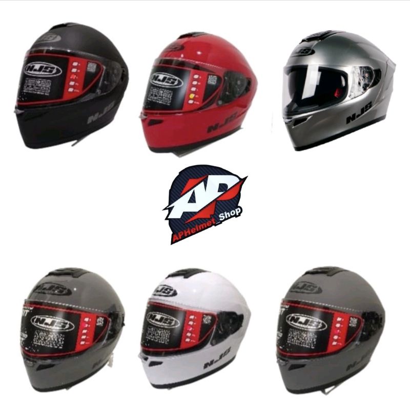 NJS ZX1 SOLID ZX-1 - Helm full face