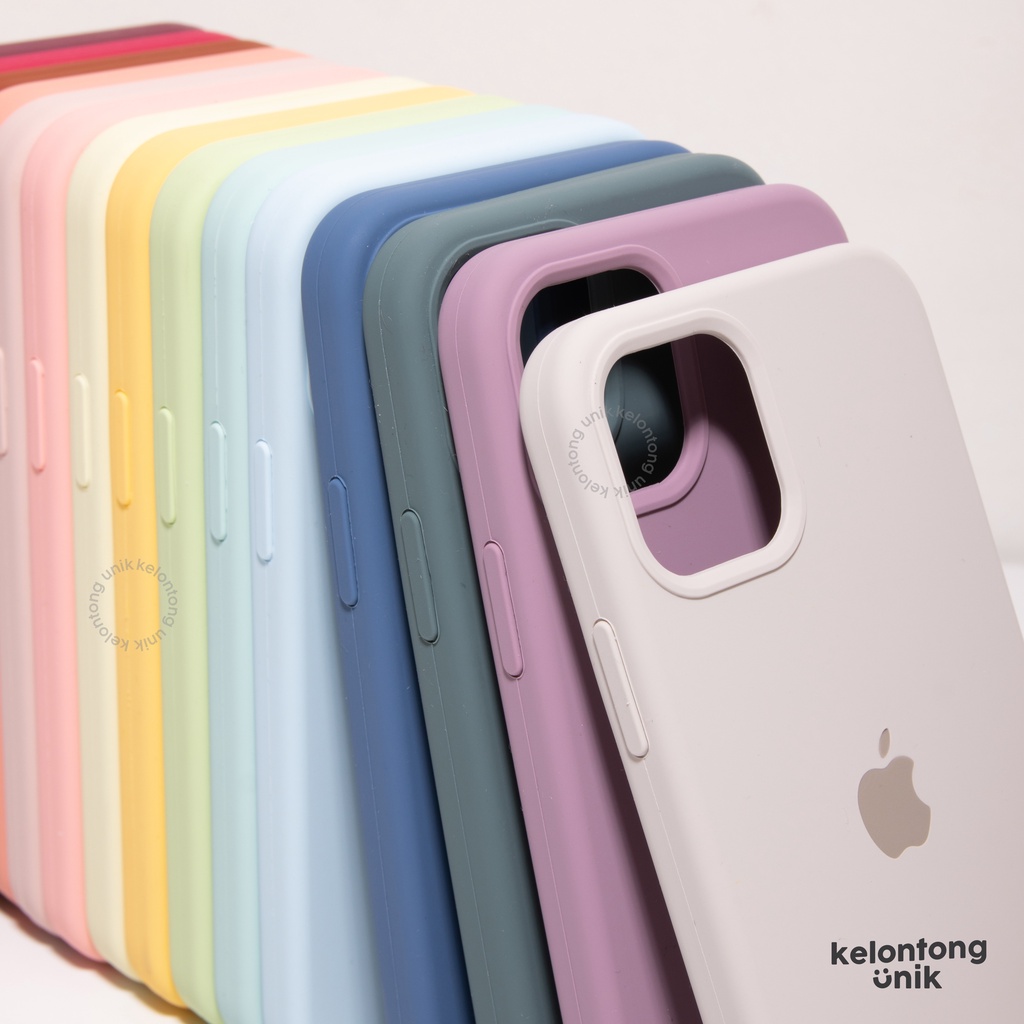 (Seri 3) For iPhone - Premium Silicone Case Full Cover