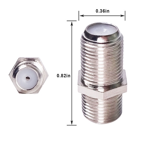 BA-149 -I Adapter Coaxial Antena Tv Parabola Female to Female Coupler Extension rg6 rg59