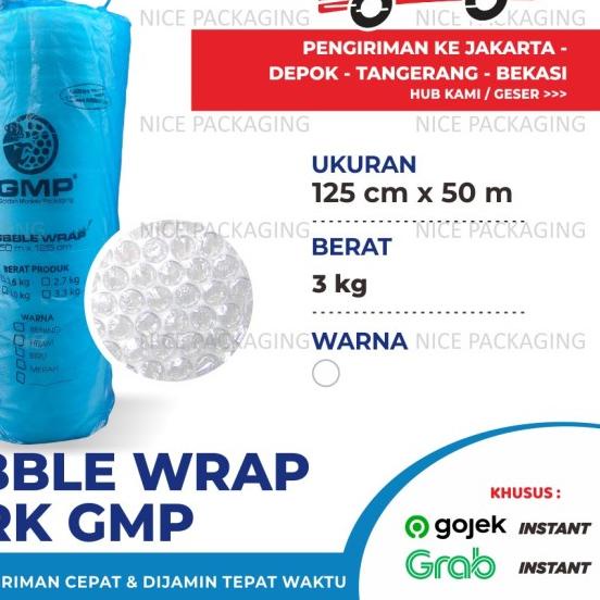 

[GMP] Plastik bubble bening uk125cm x 50Mtr