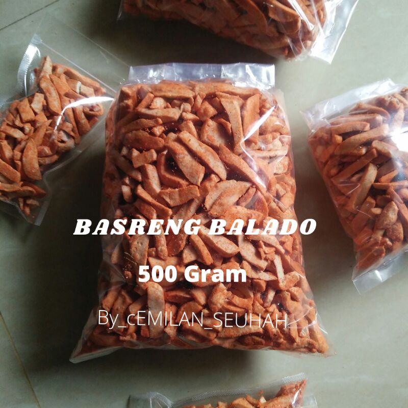 Basreng Stik balado gurih kriuk 500 gram