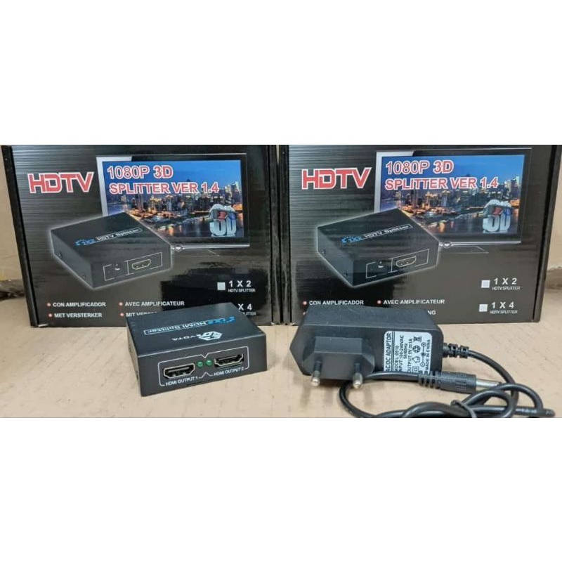 HDMI SPLITER 2PORT +ADAPTOR