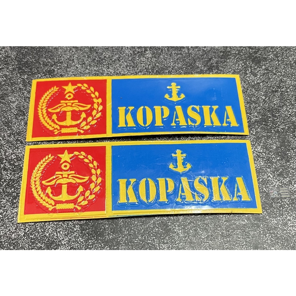 Sticker Plat Kopaska - Stiker Plat Kopaska - Stiker Motor Kopaska Kcl
