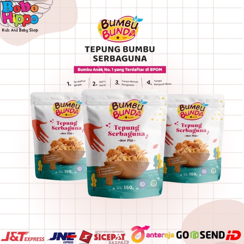 

Bumbu Bunda Elia - Tepung Crispy Non MSG / Tepung Bumbu Serbaguna Non MSG MPASI