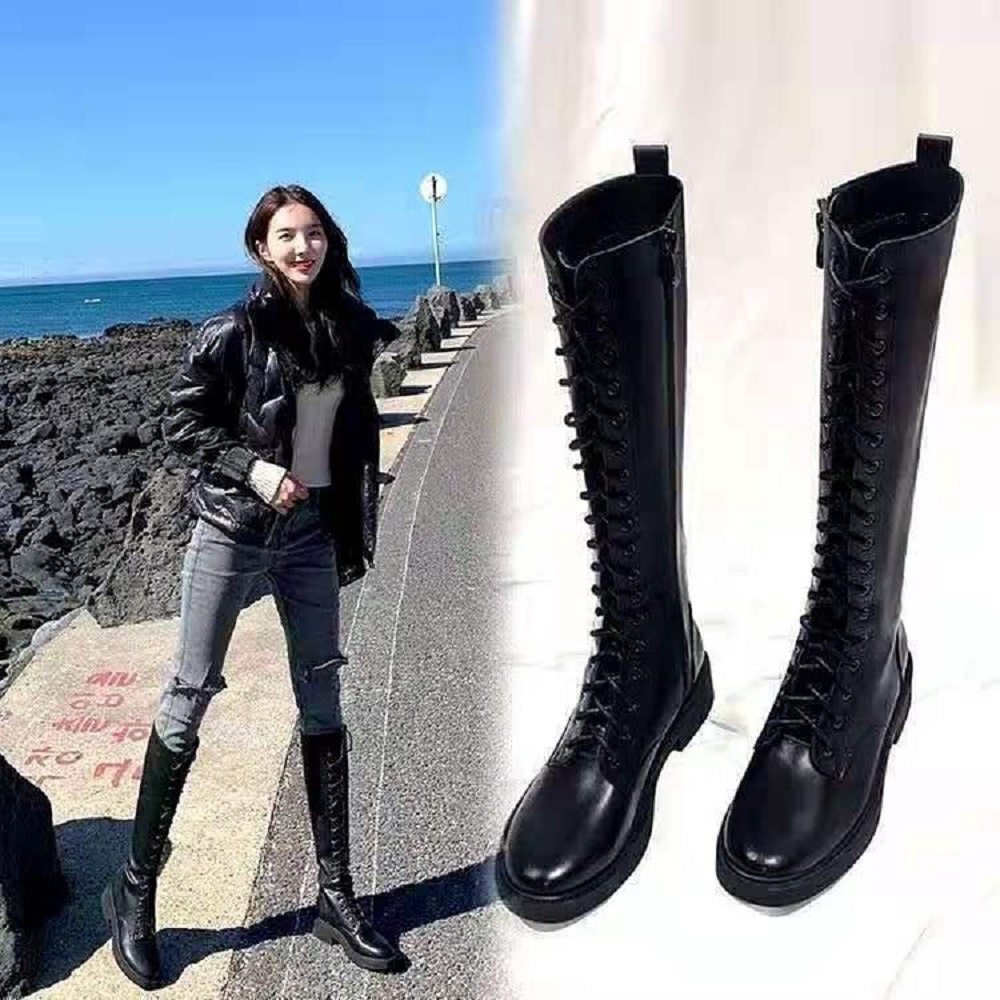 sepatu boot wanita panjang model terbaru sepatu boot wanita korea