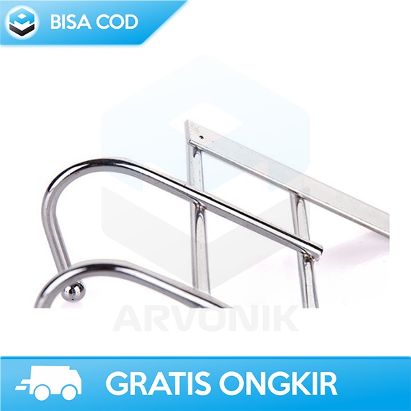 GANTUNGAN HOOK TEMPEL DINDING KUAT GANTUNGAN ORGANIZER STAINLESS STEEL