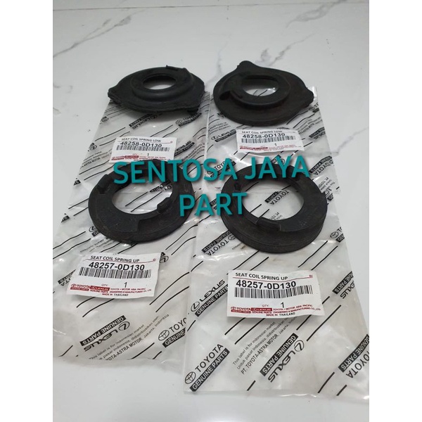 KARET TATAKAN PER KEONG VIOS YARIS NEW VIOS 4PC ASLI