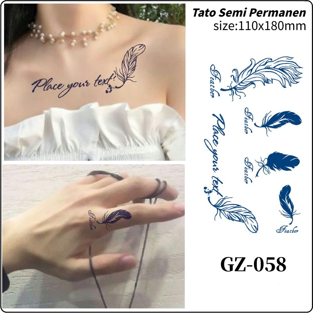 

​Stiker Tato Sementara Tahan 15 Hari - Waterproof - Temporary Tattoo Sticker Anti Air​