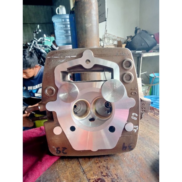 Head Kop Silinder Herex Hereg MP GL TIGER MEGAPRO MEGA PRO GL MAX SUDUTAN / RUBAH SUDUT FULL ALBRONZ