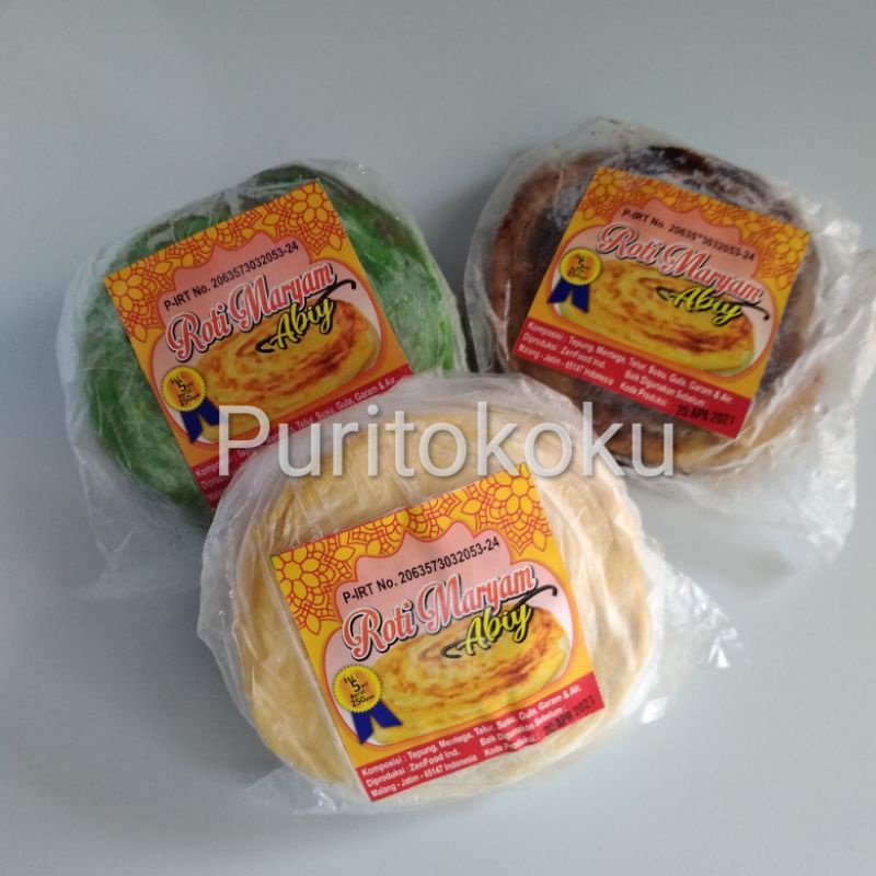 

Roti Maryam ABIY Mini Coklat/Pandan 250gr