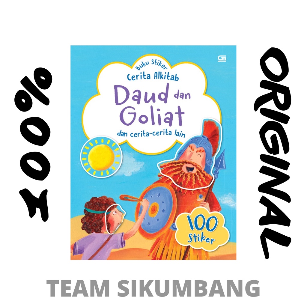 Buku Stiker Cerita Alkitab: Daud dan Goliat dan cerita-cerita lain