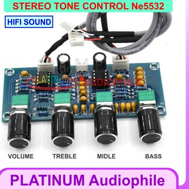 Tone Control Stereo NE5532 Hifi Pre Amplifier NE5532