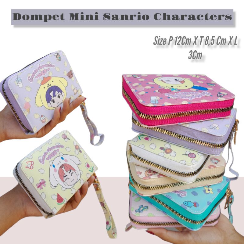 MINI WALLET PRINTING LUCU/DOMPET WANITA MINI ALA KOREAN  MODE