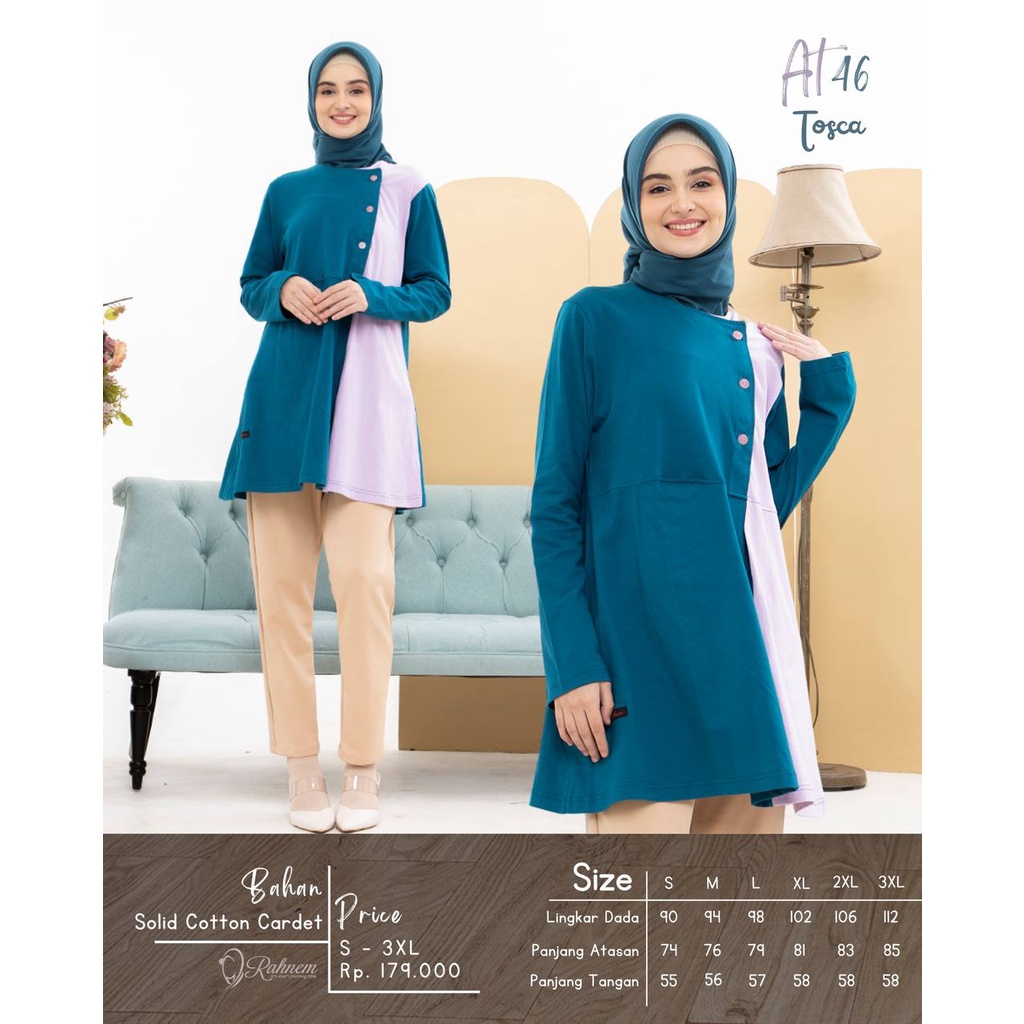 Rahnem Atasan Wanita  / AT-46 / Fashion Muslim