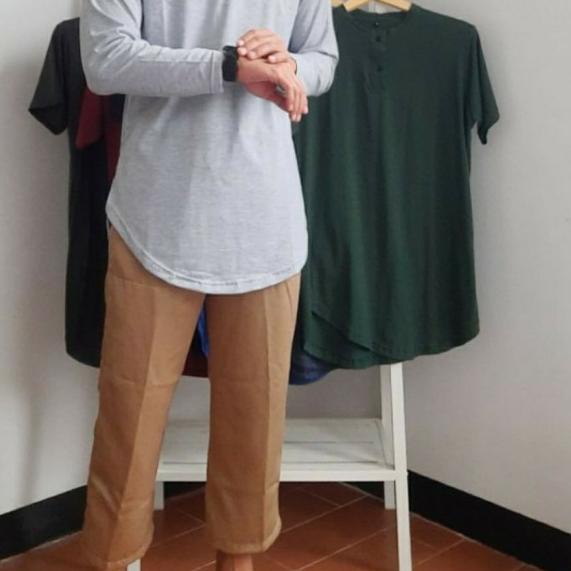 kaos kurta lengan panjang