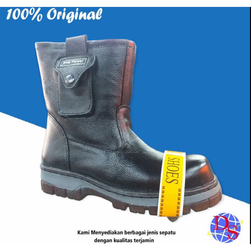 Jual King Flower 4016 Sepatu Safetysepatu Safety Bootssepatu Safety Kulitsepatu Safety