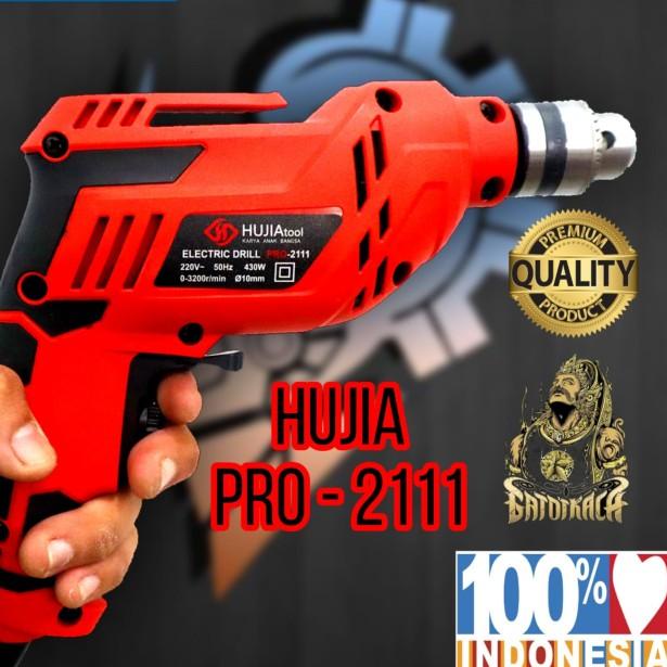 Bor Listrik Hujia HB-2111 / Bor 10mm Variable Speed, Bolak Balik - JLD 10-3