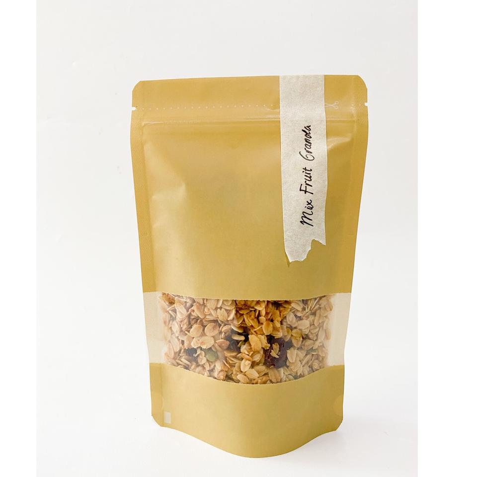 

☣ Mix Fruit Granola Roasted 175g - Sereal Sarapan Sehat NO ADDED SUGAR ー