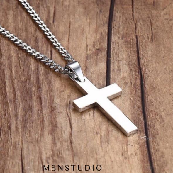 KALUNG SALIB PRIA KOREA / KALUNG LIONTIN SALIB / KALUNG PRIA / KALUNG - Emas