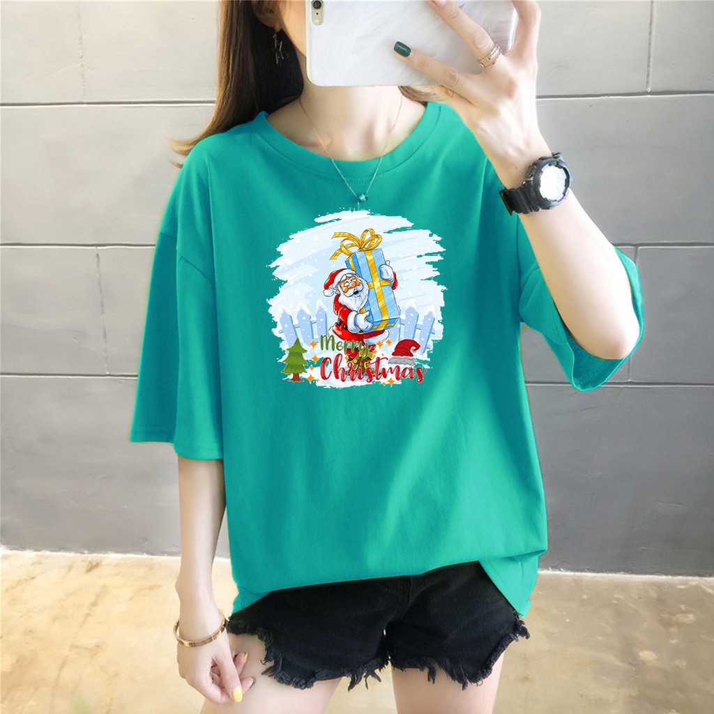 KAOS 0VERSIZE WANITA SPECIAL CRISTMAS EDITION  5