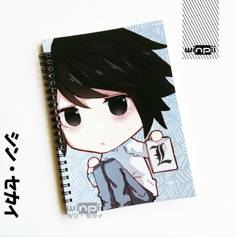 

Notebook / Buku Catatan Polos L Lawliet Death Note