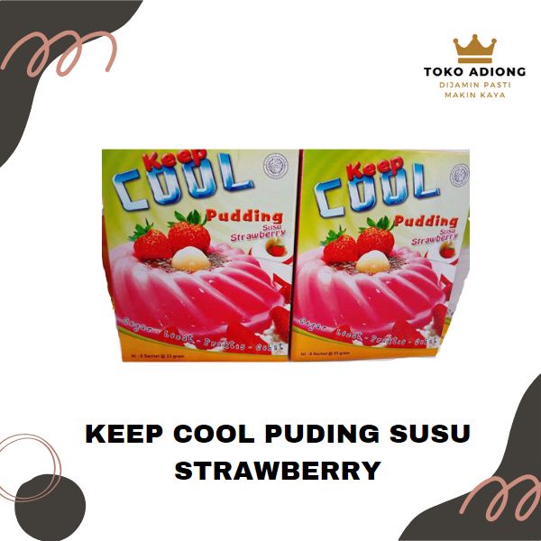 

KEEP COOL - PUDDING SUSU STRAWBERRY ISI 6 @23GR
