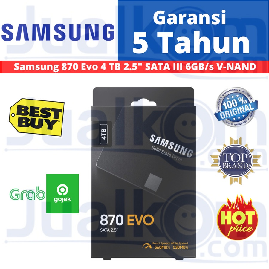 SAMSUNG SSD 870 EVO 4 TB 2.5&quot; SATA III 870 EVO 4TB