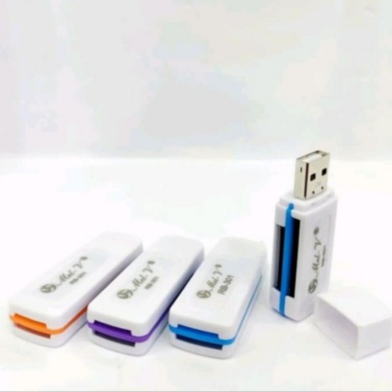 CARD READER ALL IN 1 USB MICRO SD M2 MMC MS SD CARD BY MEL-V RB-301 CARDREADER