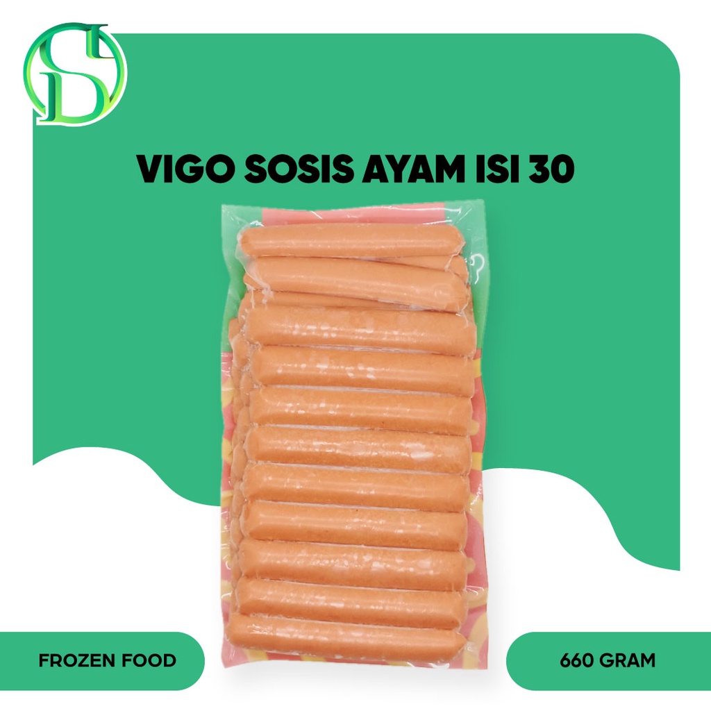 

Vigo Sosis Sapi Ayam Kombinasi Isi 30 660gr