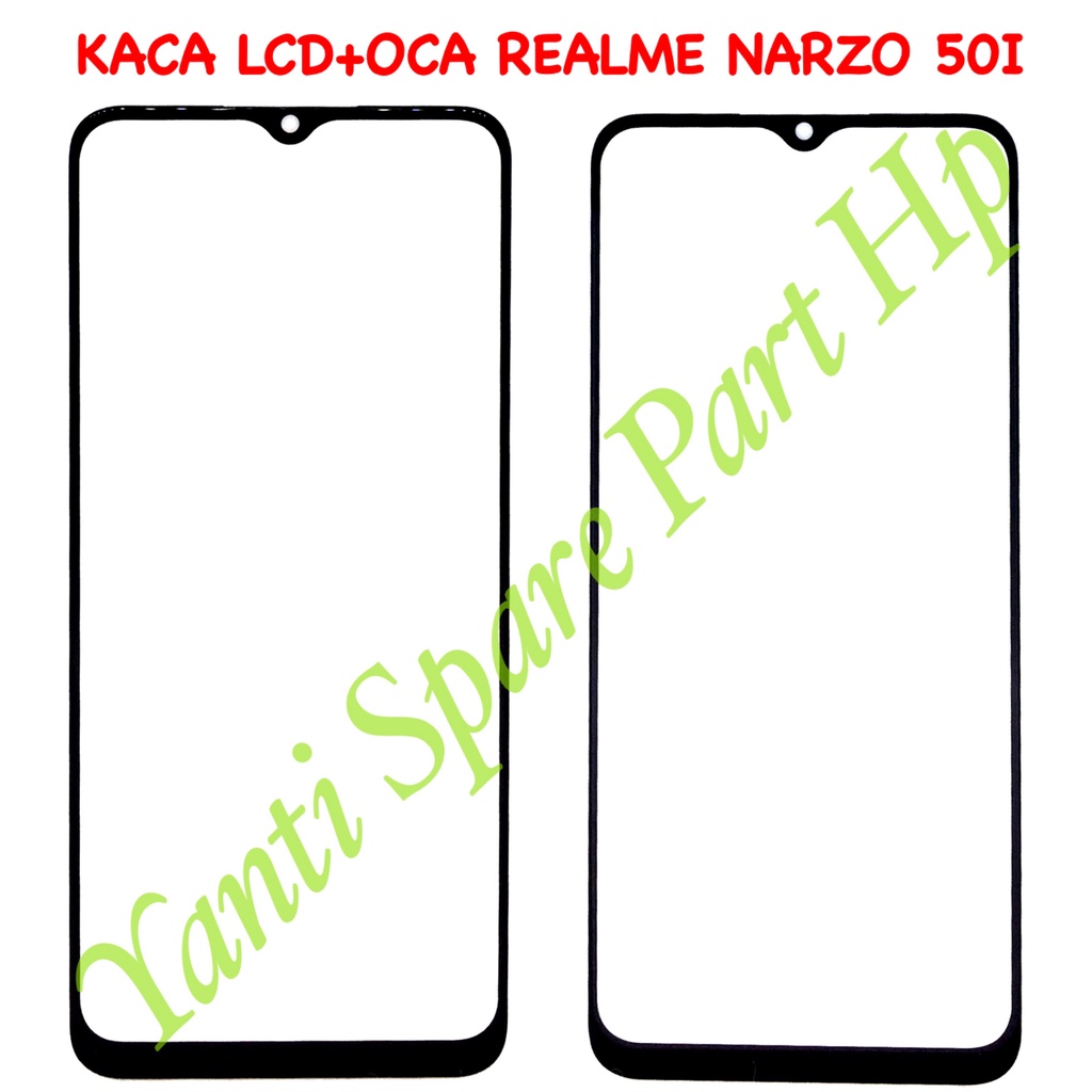 Kaca Lcd Plus Oca Realme C20 C21 C11 2011 Narzo 50I Original Terlaris New