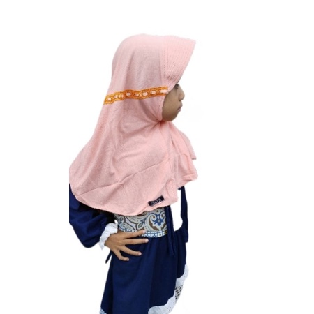 Jilbab Serut anak/Jilbab instan anak serut/jilbab Anak Tk